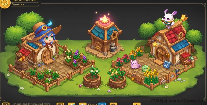 魔法萌农场火热上线！Q版农场链游，种魔法作物赚收溢！(2)
