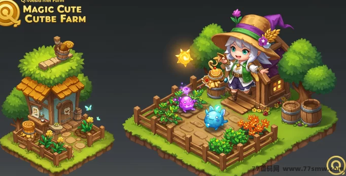 魔法萌农场火热上线！Q版农场链游，种魔法作物赚收溢！(1)