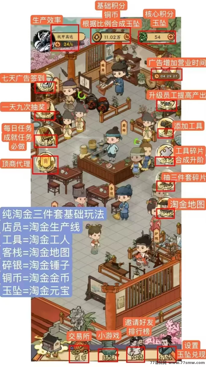 桃源客栈零撸秒提0.3，稳定收溢解析及玩法攻略，助你轻松淘金一个月！(3)
