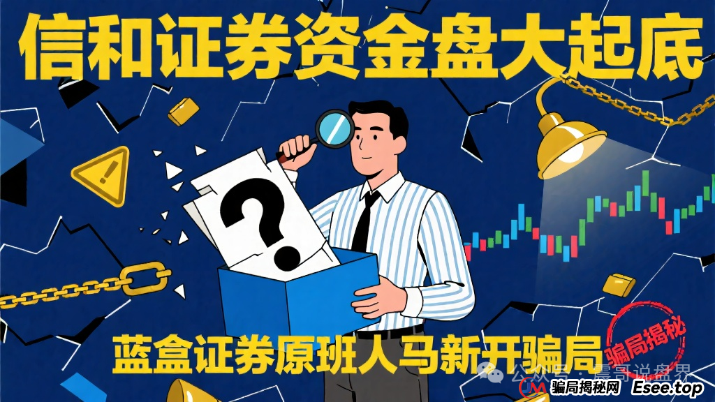 信和证券资金盘大起底:蓝盒证券原班人马新开骗局,已经单割即将崩