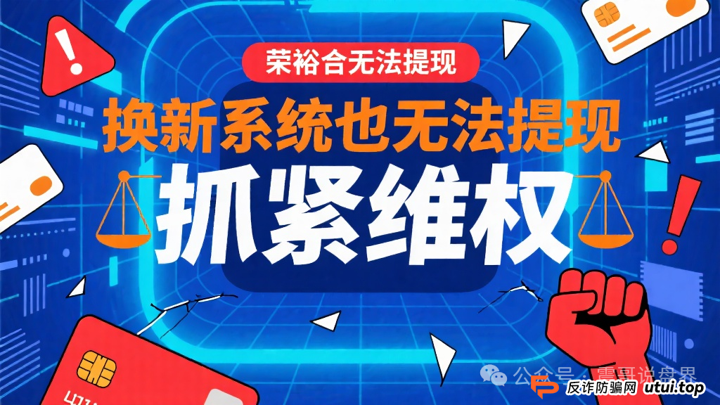 荣裕合8月份最新消息:荣裕合无法提现,换新系统也无法提现,抓紧维
