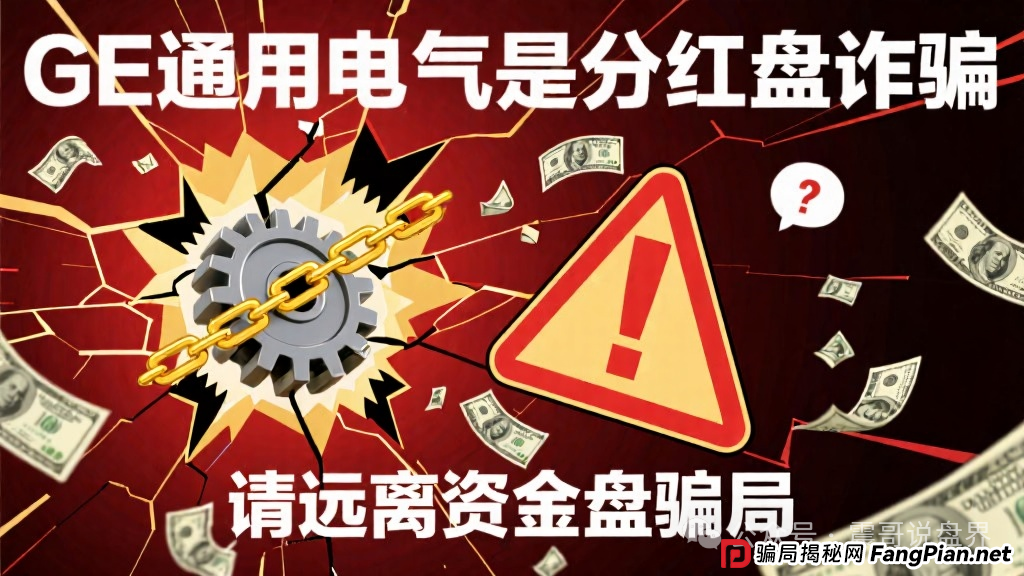 GE通用电气是分红盘诈骗,请远离资金盘骗局