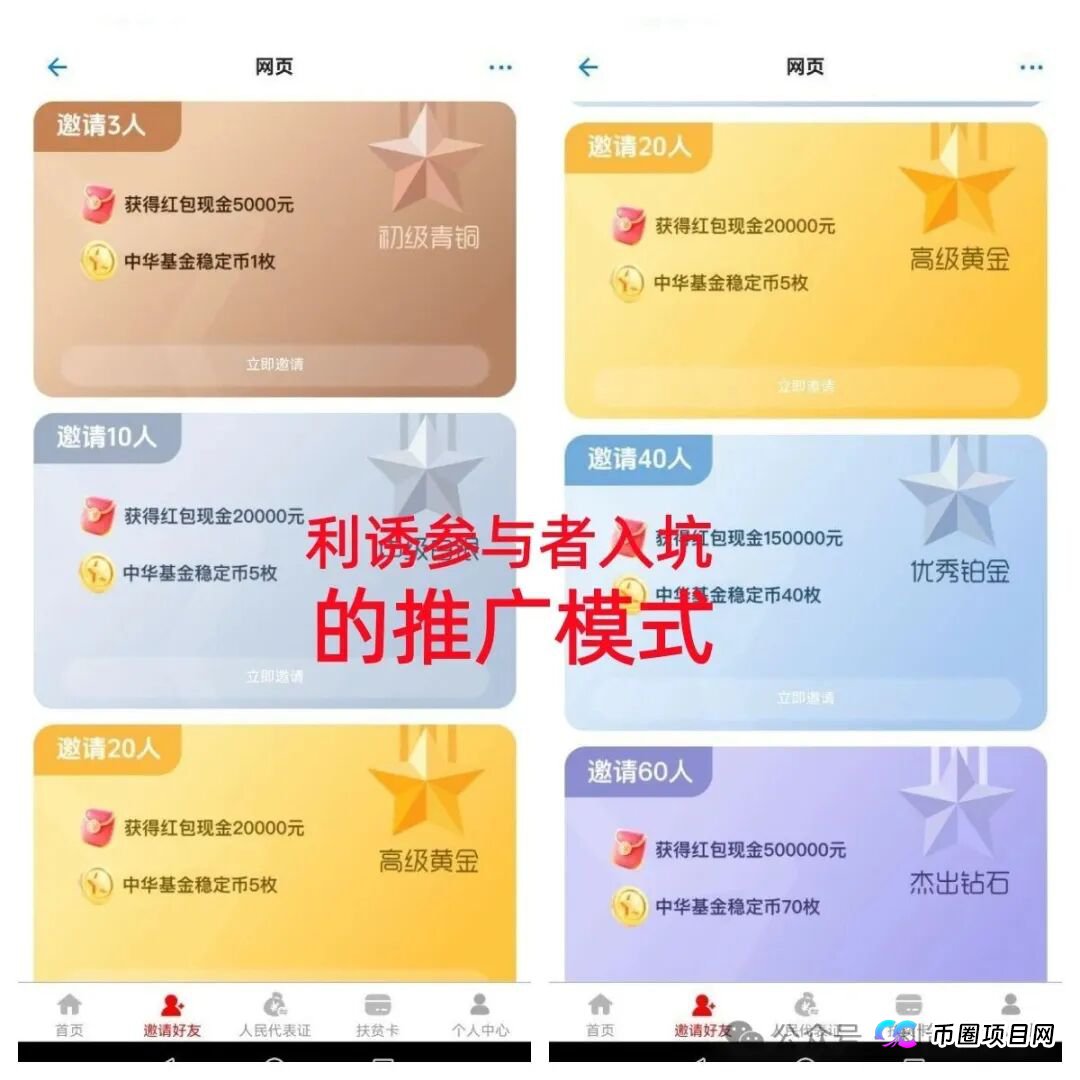 警惕!"中华崛起"APP是打着“国家项目”旗号的诈骗,发288万元是假,骗钱才是真!(4) 警惕!"中华崛起"APP是打着“国家项目”旗号的诈骗,发288万元是假,骗钱才是真!(4)