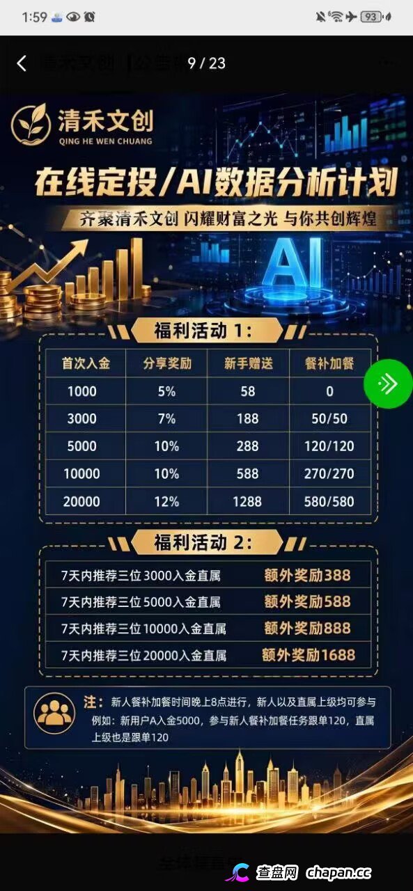 清禾文创:高危资金盘预警,警惕崩盘风险,立即撤出(2) 清禾文创:高危资金盘预警,警惕崩盘风险,立即撤出(2)