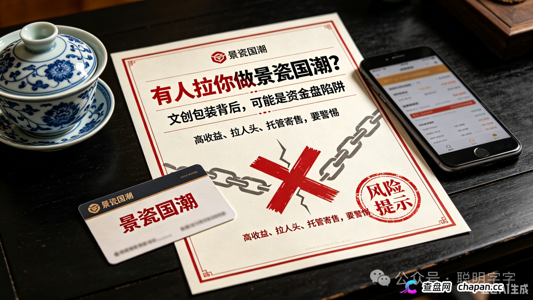 紧急预警|“景瓷国潮”:正主声明从未授权,月收益30%靠新钱填旧账